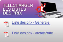 Télécharger la liste des prix